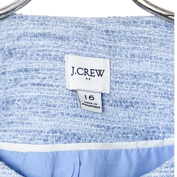 Crew Tweed Lady Jacket Cecile Baby  Size 16 - Picture 9 of 11